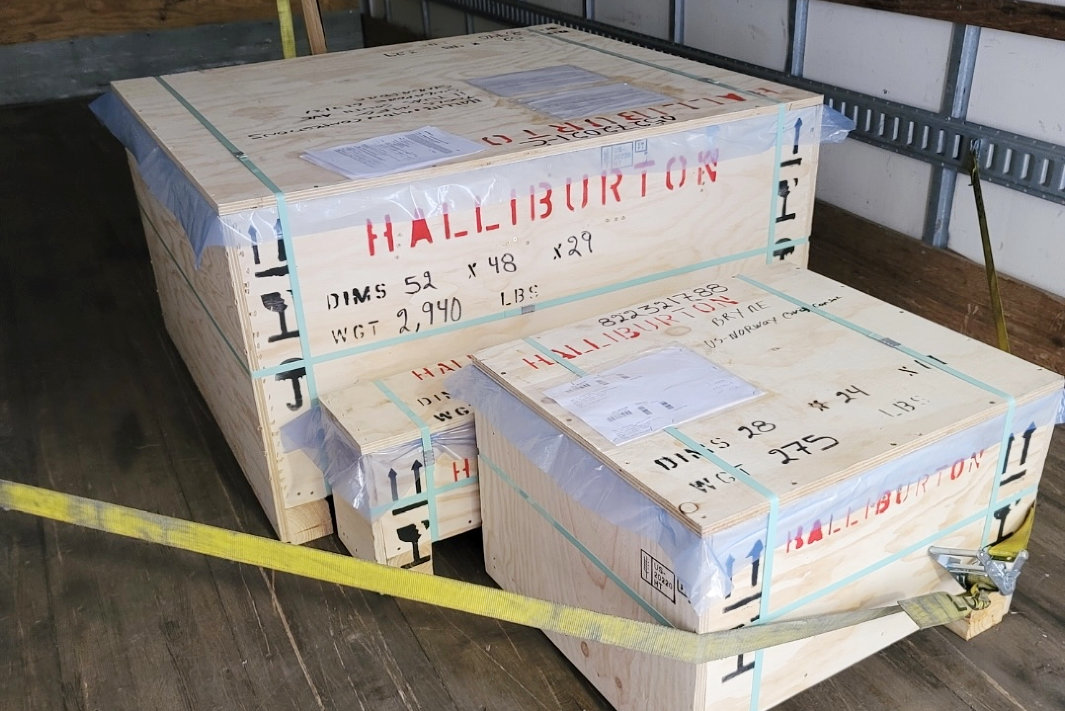 package inside the container